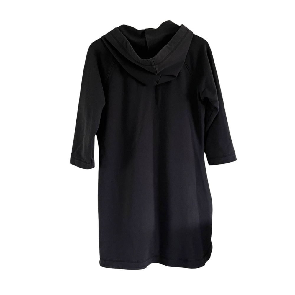 Speedo Black Hooded Front Zip Swim Coverup - Picture 2 of 4